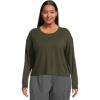 prAna Womens Cozy Up Long Sleeve Crew(Nori)