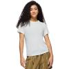 prAna Women’s Cozy Up Ss Crew(Soft White)