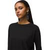 prAna Womens Cozy Up Long Sleeve Crew(Black)