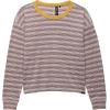 prAna Womens Cozy Up Long Sleeve Crew(Dijon Stripe)