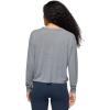 prAna Womens Cozy Up Long Sleeve Crew(Heather Grey)