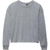 prAna Womens Cozy Up Long Sleeve Crew(Heather Grey)