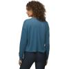 prAna Womens Cozy Up Long Sleeve Crew(High Tide Heather)