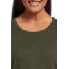 prAna Womens Cozy Up Long Sleeve Crew(Nori)