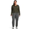prAna Womens Cozy Up Long Sleeve Crew(Nori)