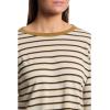 prAna Womens Cozy Up Long Sleeve Crew(Retro Olive Stripe)