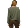 prAna Womens Cozy Up Long Sleeve Crew(Rye Green)