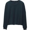 prAna Womens Cozy Up Long Sleeve Crew(Stormy Night Heather)