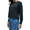 prAna Womens Cozy Up Long Sleeve Crew(Stormy Night Heather)