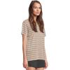 prAna Women’s Cozy Up Ss Crew(Dijon Stripe)