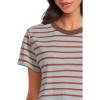 prAna Women’s Cozy Up Ss Crew(Saltwater Stripe)