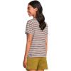 prAna Women’s Cozy Up Ss Crew(Saltwater Stripe)