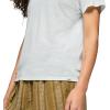 prAna Women’s Cozy Up Ss Crew(Soft White)