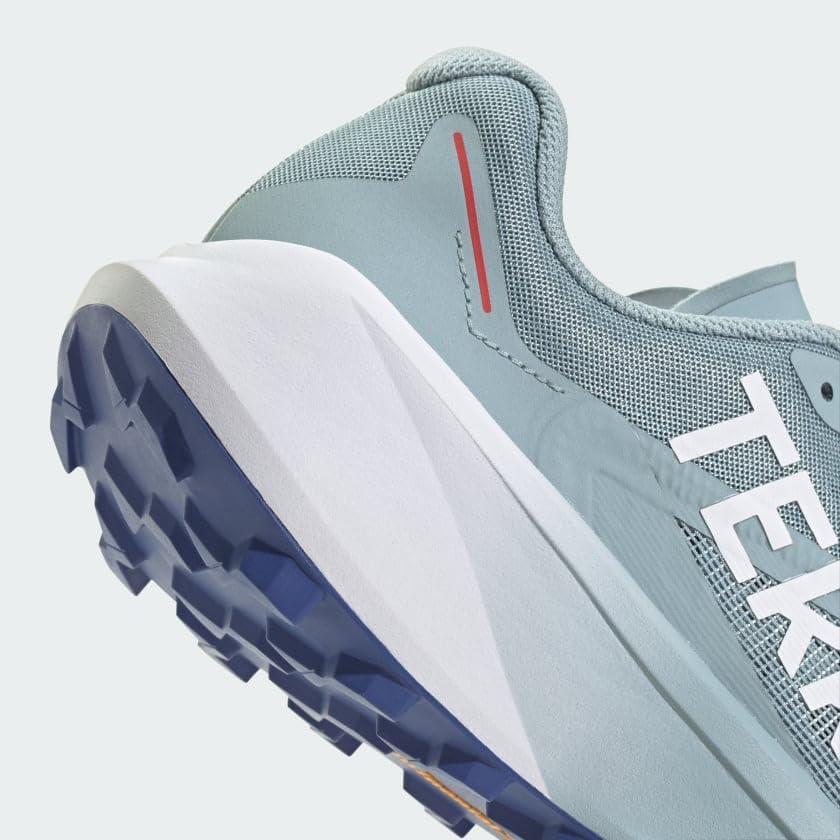 imageadidas Mens Terrex Agravic 3 Trail Running ShoesMagic GreyWhiteSemi Lucid Blue