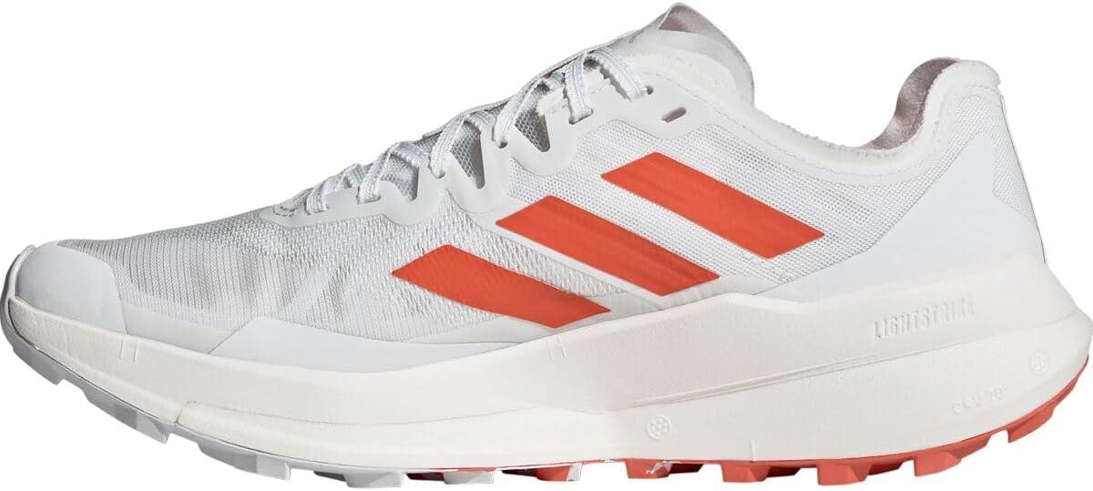 imageadidas Mens Terrex Agravic Speed Trail Running Shoes SneakerDash GreyImpact OrangeWhite