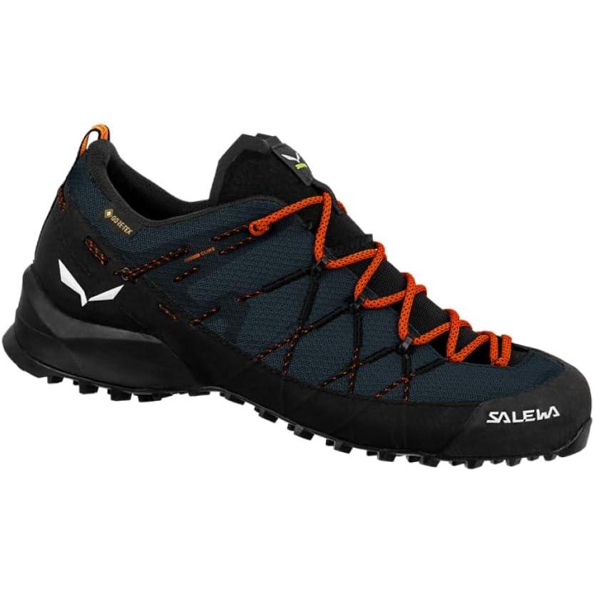 imageSalewa Mens Wildfire 2 GTX Shoe GTX Waterproof GoreTex Trail Shoe for Hiking ampamp TrekkingNavy BlazerBlack