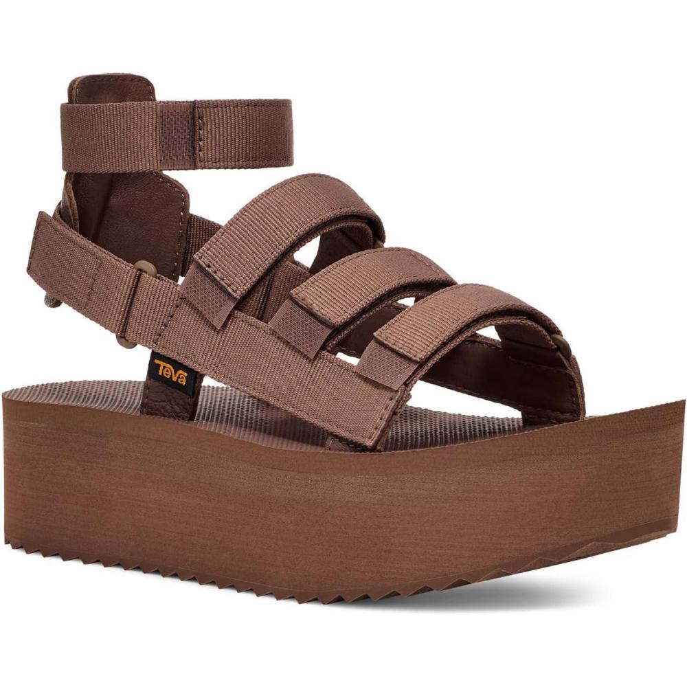 imageTeva Womens Flatform Mevia Adjustable QuickDrying Casual SandalsAcorn