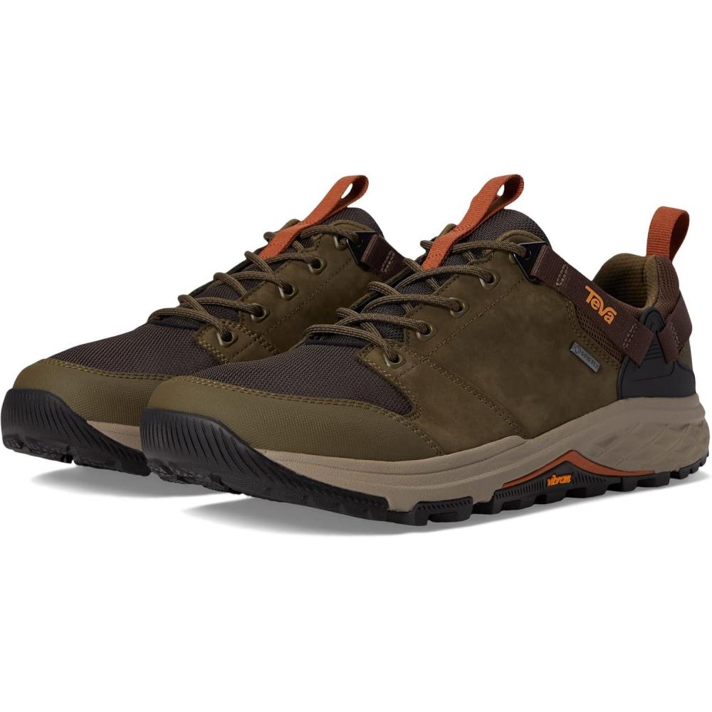 imageTeva Womens Grandview GTX Low Hiking ShoeRainforest BrownDark Olive