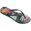 Havaianas womens Slim Summer Bliss Sandal(Pantanal Green)
