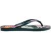 Havaianas womens Slim Summer Bliss Sandal(Pantanal Green)