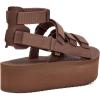 Teva Women’s Flatform Mevia Adjustable Quick-Drying Casual Sandals(Acorn)