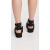 Teva Women’s Flatform Mevia Adjustable Quick-Drying Casual Sandals(Black)