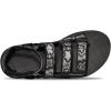 Teva Women’s Flatform Mevia Adjustable Quick-Drying Casual Sandals(Neon Floral Black/Cream)