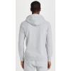 REIGNING CHAMP Men’s Midweight Terry Slim Hoodie, Heather Grey, S