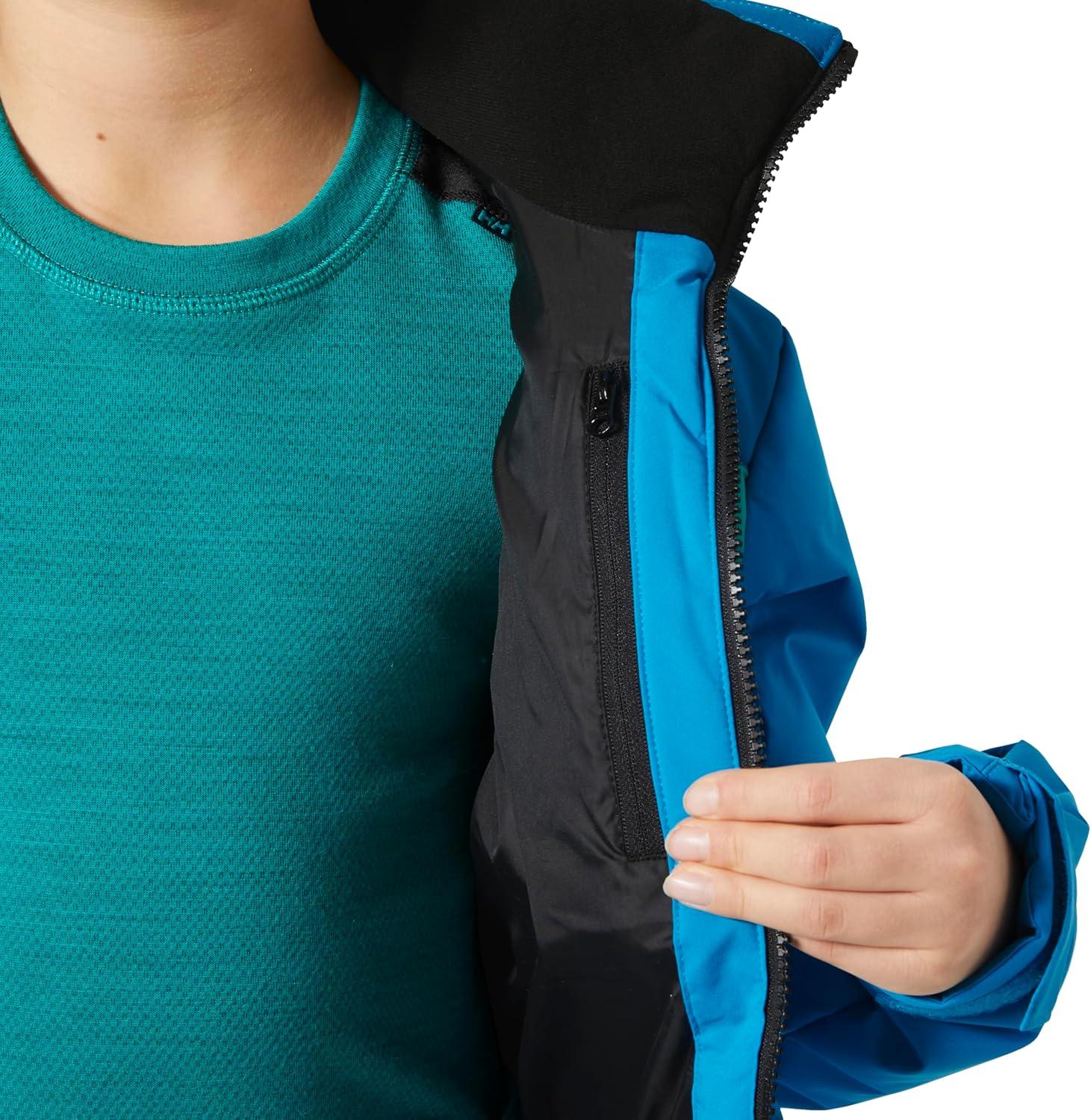 imageHellyHansen Cyclone Jacket for Juniors Waterproof Breathable Insulated Skiing Jacket with Adjustable Hood578 Neptune Blue