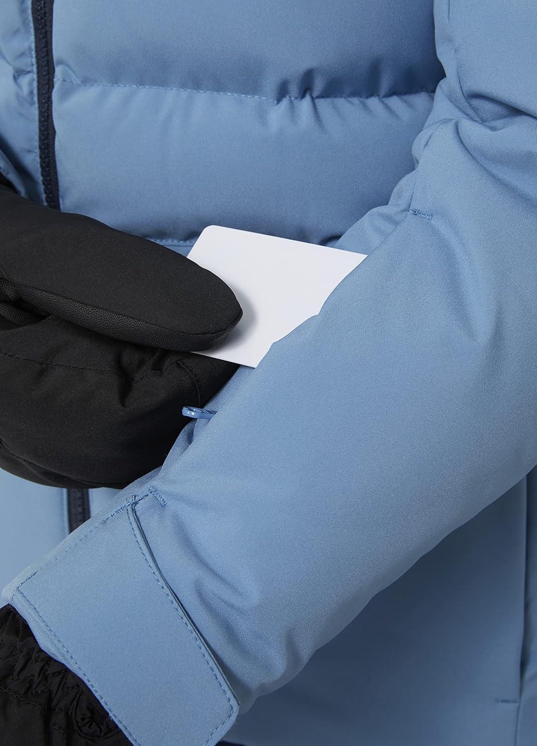 imageHellyHansen Cyclone Jacket for Juniors Waterproof Breathable Insulated Skiing Jacket with Adjustable Hood625 Blue Fog