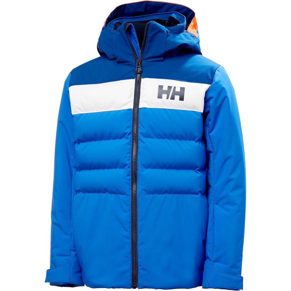 imageHellyHansen Cyclone Jacket for Juniors Waterproof Breathable Insulated Skiing Jacket with Adjustable Hood543 Cobalt 20