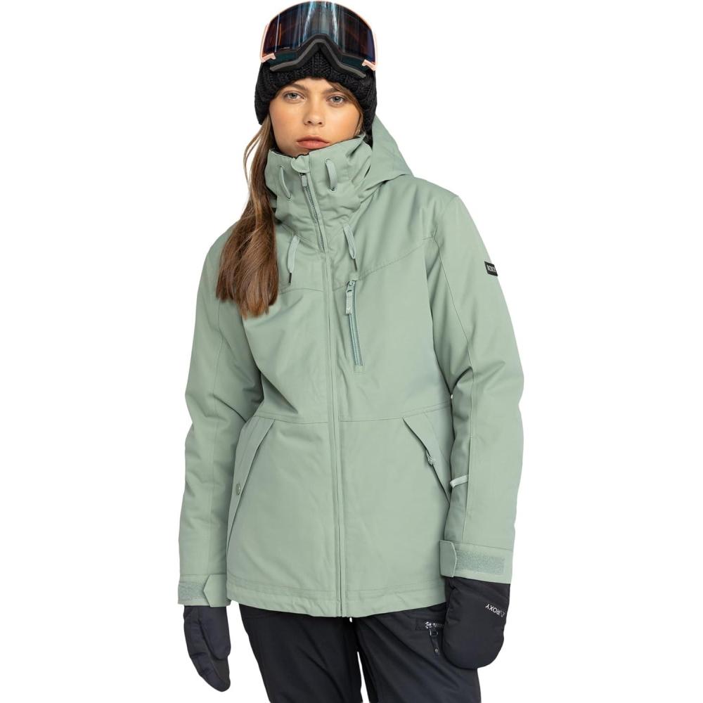 imageRoxy womens Presence Parka Jacket  15k Waterproof Insulated Ski Jacket Pfasfree Hydrosmart TechnologyLily