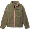 Columbia Girls’ Benton Springs Fleece(Stone Green/Pink Orchid)