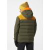 Helly-Hansen Cyclone Jacket for Juniors – Waterproof, Breathable, Insulated Skiing Jacket with Adjustable Hood(431 Utility Green)