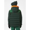 Helly-Hansen Cyclone Jacket for Juniors – Waterproof, Breathable, Insulated Skiing Jacket with Adjustable Hood(495 Darkest Spruce)