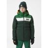 Helly-Hansen Cyclone Jacket for Juniors – Waterproof, Breathable, Insulated Skiing Jacket with Adjustable Hood(495 Darkest Spruce)