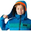 Helly-Hansen Cyclone Jacket for Juniors – Waterproof, Breathable, Insulated Skiing Jacket with Adjustable Hood(578 Neptune Blue)