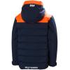 Helly-Hansen Cyclone Jacket for Juniors – Waterproof, Breathable, Insulated Skiing Jacket with Adjustable Hood(596 Navy)