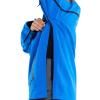 Volcom Men’s Brighton Pullover Anarok Hooded Snowboard Jacket(Electric Blue S4)