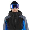 Volcom Men’s Brighton Pullover Anarok Hooded Snowboard Jacket(Electric Blue S4)
