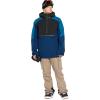 Volcom Men’s Brighton Pullover Anarok Hooded Snowboard Jacket(Navy S5)