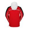 Volcom Men’s Brighton Pullover Anarok Hooded Snowboard Jacket(Red S4)