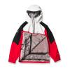 Volcom Men’s Brighton Pullover Anarok Hooded Snowboard Jacket(Red S4)
