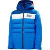 Helly-Hansen Cyclone Jacket for Juniors – Waterproof, Breathable, Insulated Skiing Jacket with Adjustable Hood(543 Cobalt 2.0)