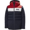 Helly-Hansen Cyclone Jacket for Juniors – Waterproof, Breathable, Insulated Skiing Jacket with Adjustable Hood(599 Navy)