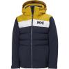 Helly-Hansen Cyclone Jacket for Juniors – Waterproof, Breathable, Insulated Skiing Jacket with Adjustable Hood(600 Navy)