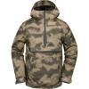 Volcom Men’s Brighton Pullover Anarok Hooded Snowboard Jacket(Camouflage S5)