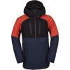 Volcom Men’s Brighton Pullover Anarok Hooded Snowboard Jacket(Navy)