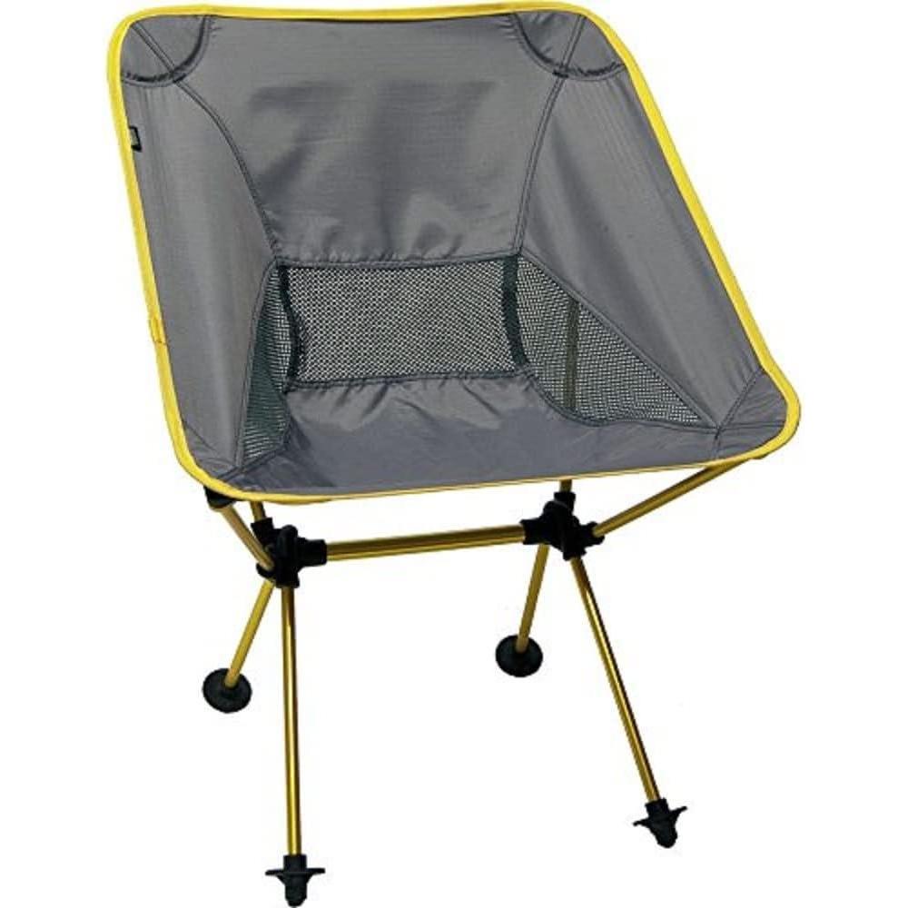 imageTravel Chair Joey Chair Folding Camping Chair Outdoor for Hiking Backpacking Lawn Beach Sports Lightweight Stable Portable Collapsible Camping Chair Outdoor Furniture Yellow