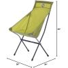 Big Agnes Big Six Camp Chair – Deluxe Comfort for Your Outdoor Adventures | Lightweight, Packable & Portable Camping Chair | Tall Back, Wide Seat | Easy Setup(Black (2024))